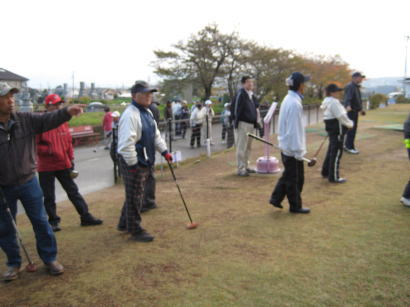 大越仏壇杯争奪パークゴルフ大会