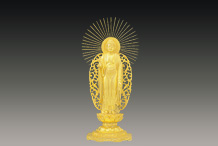 純金製　仏像　阿弥陀如来（西） 2,000g