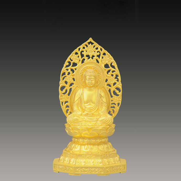 純金製 仏像 釈迦如来 650g