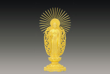 純金製　仏像　阿弥陀如来（西） 400g