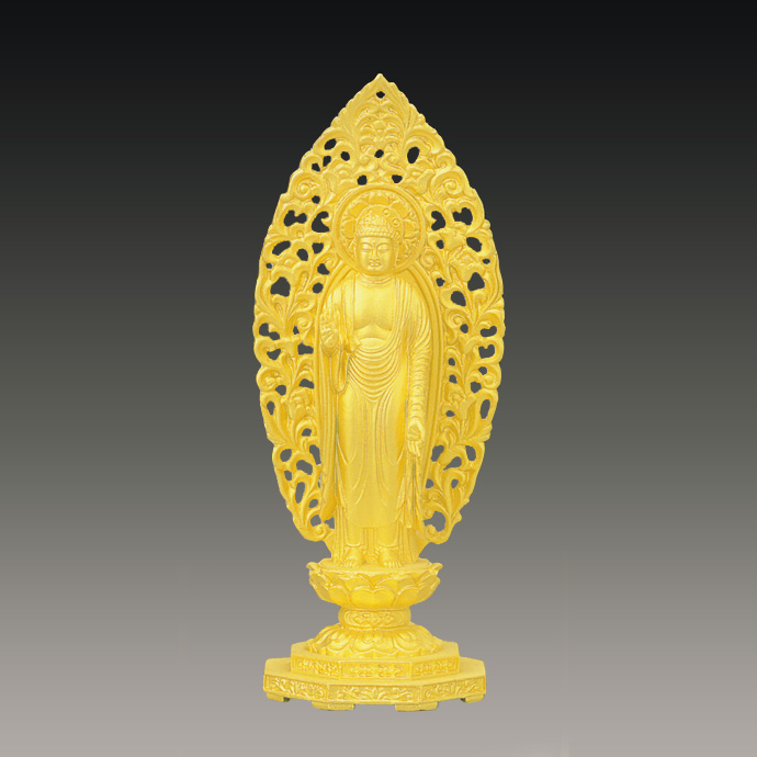 純金製 仏像 阿弥陀如来(舟) 400g