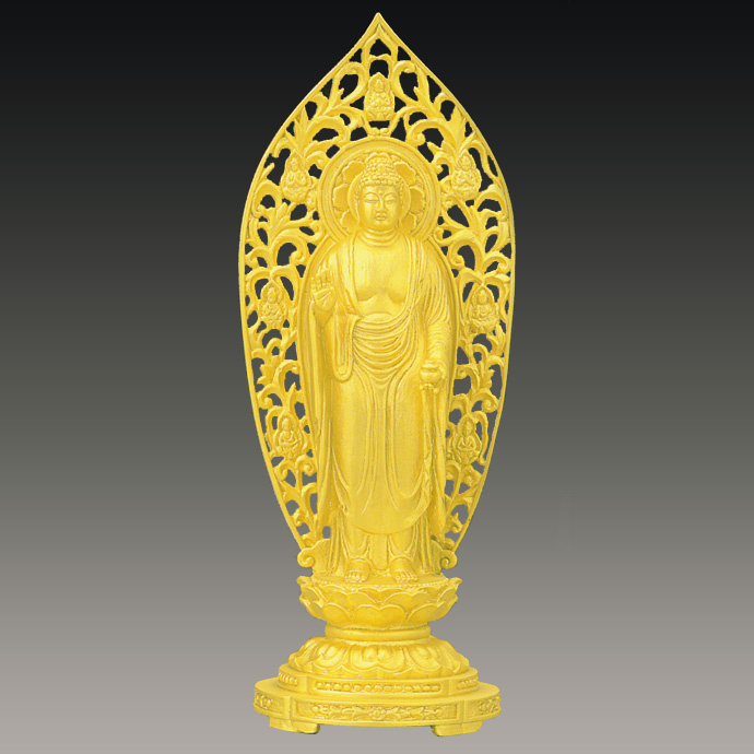 純金製 仏像 薬師如来 650g