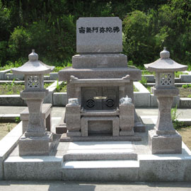 富山の洋風のお墓（呉西)