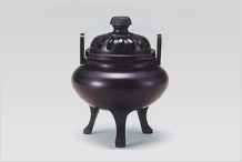 高岡銅器香炉 利休(大)